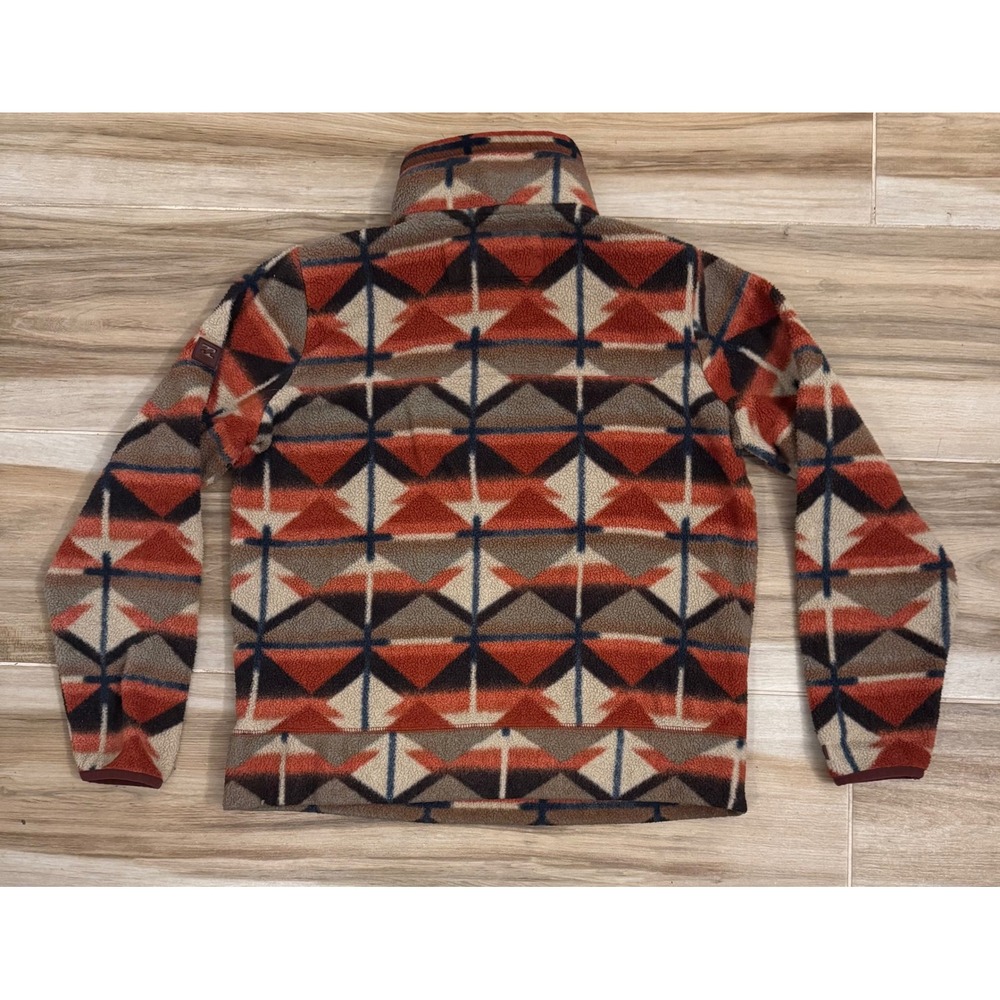 Billabong A/DIV Fleece Pullover Mens Medium Southwestern Geometric Quarter Zip - Picture 3 of 6